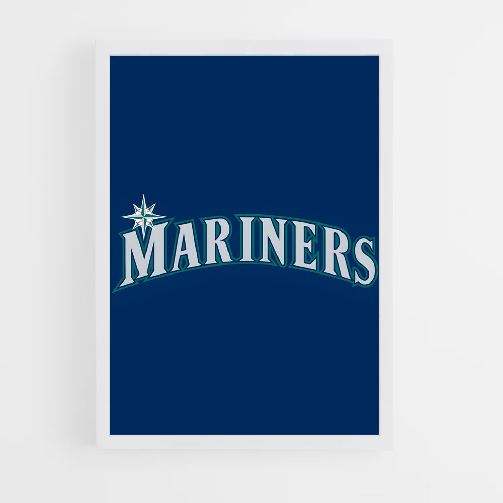 Poster Seattle de mariners – affiche Baseball (vue 3)